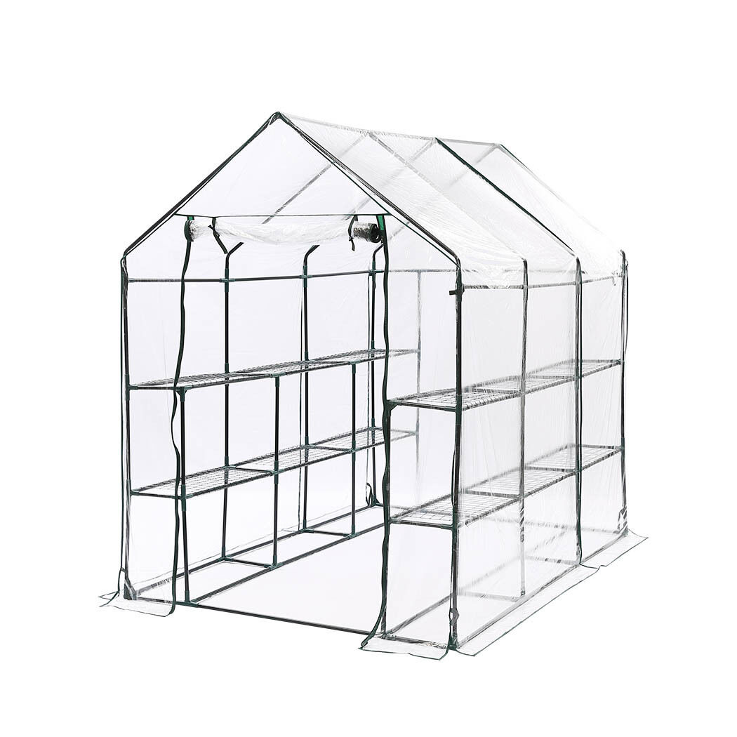 Walk In Greenhouse Garden Shed PVC Cover Film Tunnel Green House Plant Price