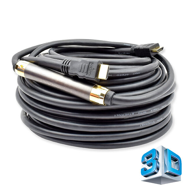 High Speed HDMI cable with Ethernet Supports 1080p@60Hz as specified in HDMI 1.4 w/ Repeater Price