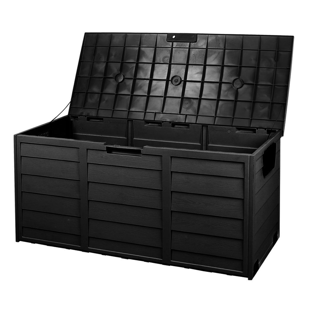 290L Outdoor Storage Box Garden Lockable Toys Tools Container Waterproof Indoor Price