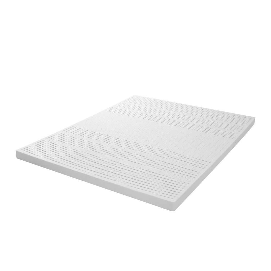 Latex Mattress Topper Natural 7 Zone Bedding Removable Cover 5cm Price