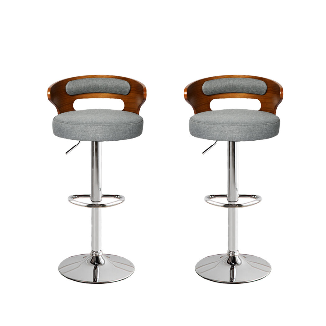 1x Bar Stools Kitchen Gas Lift Wooden Beech Stool Chair Swivel Barstools Price
