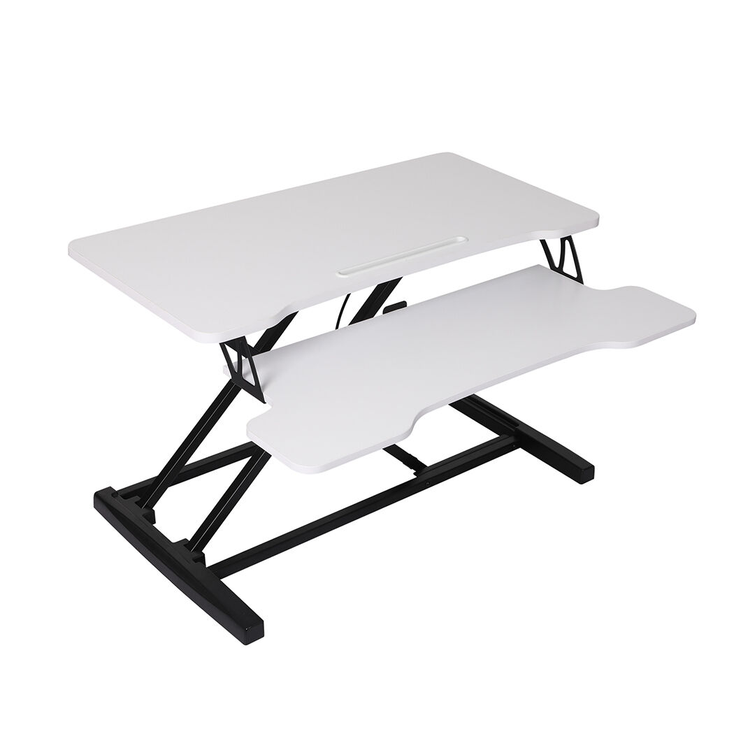 Standing Office Desk Riser Height Adjustable Sit Stand Shelf Computer Price