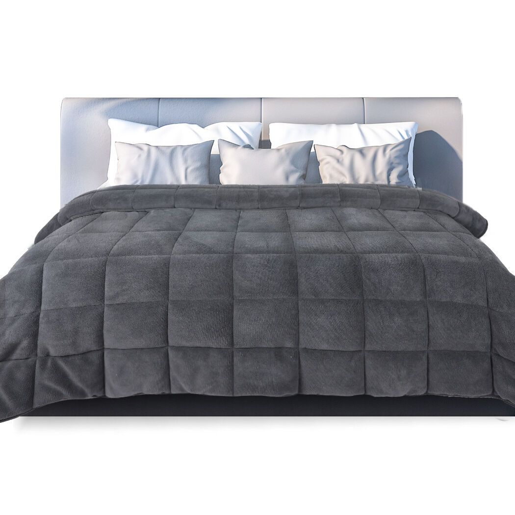 Quilt Doona Comforter Blanket Velvet Winter Warm Bedding Price