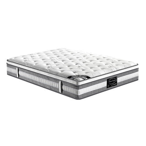 Austell Mattress Euro Top Pocket Spring Coil with Knitted Fabric Medium Firm 34cm Thick Price
