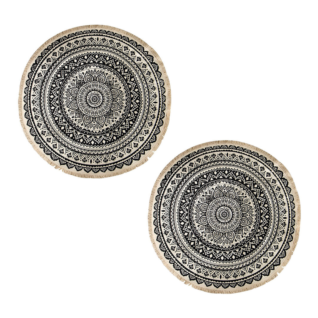 Carpet Soft Linen Bohemian Non-Slip Floor Retro Minimalist Round Rug Home Decor with Tassels Price