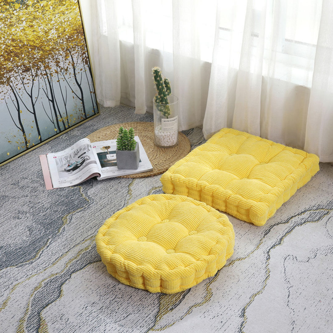 Square Cushion Soft Leaning Plush Backrest Throw Seat Pillow Home Office Decor Price