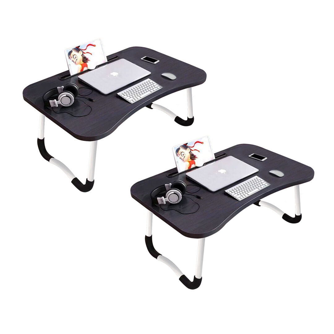 Portable Bed Table Adjustable Foldable Bed Sofa Study Table Laptop Mini Desk with Notebook Stand Card Slot Holder Home Decor Price