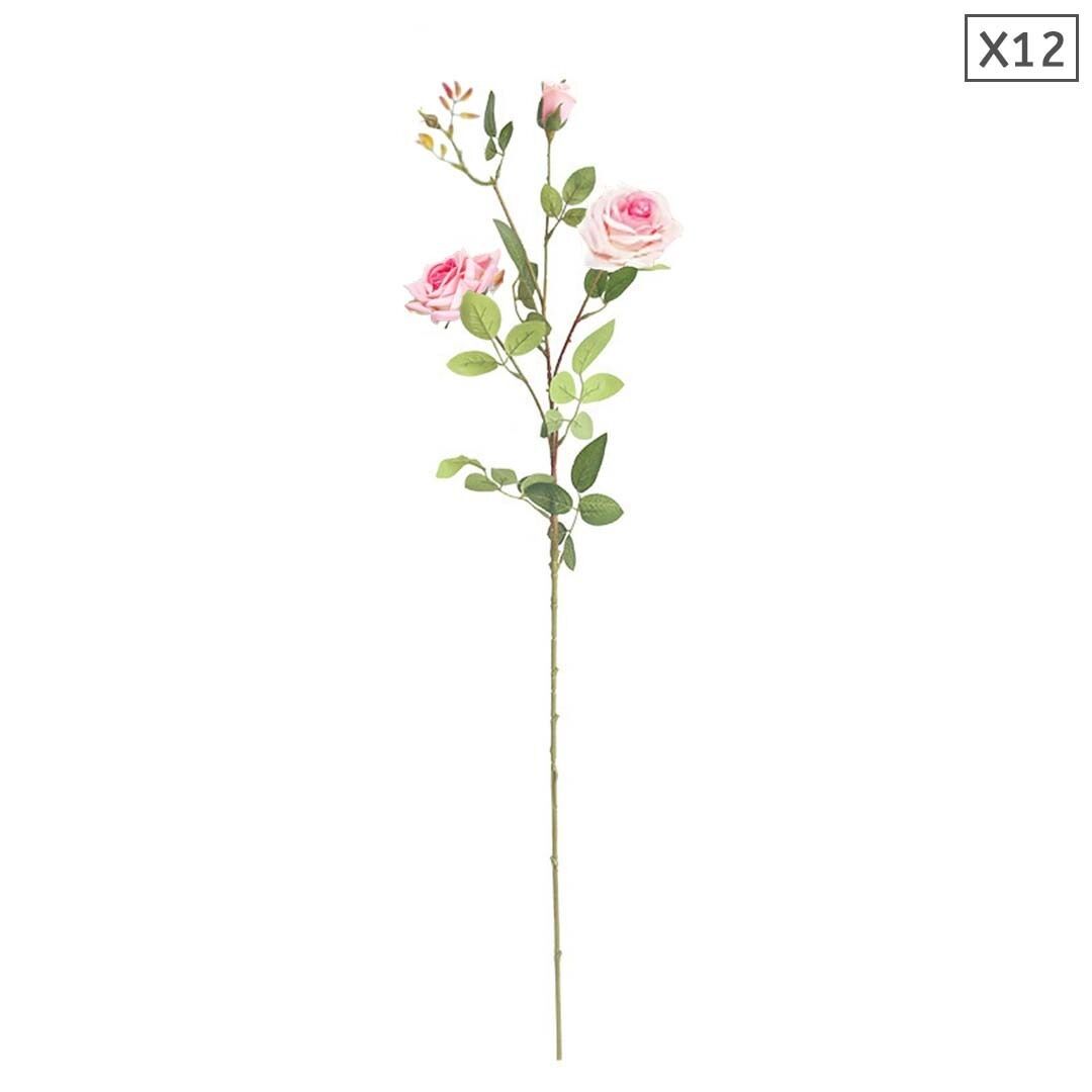 12pcs Artificial Silk Flower Fake Rose Bouquet Table Decor Price