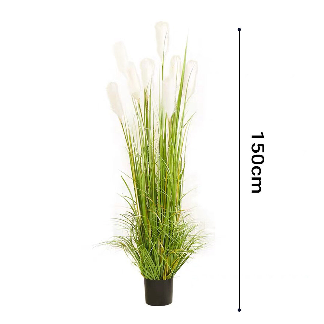 Green Artificial Indoor Potted Reed Grass Tree Fake Plant Simulation Decorative Price