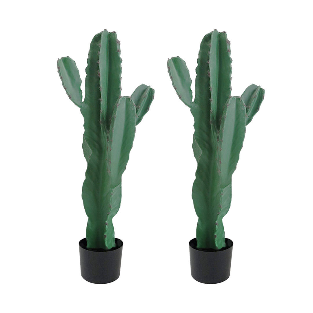 70cm Green Artificial Indoor Cactus Tree Fake Plant Simulation Decorative 5 Heads Price
