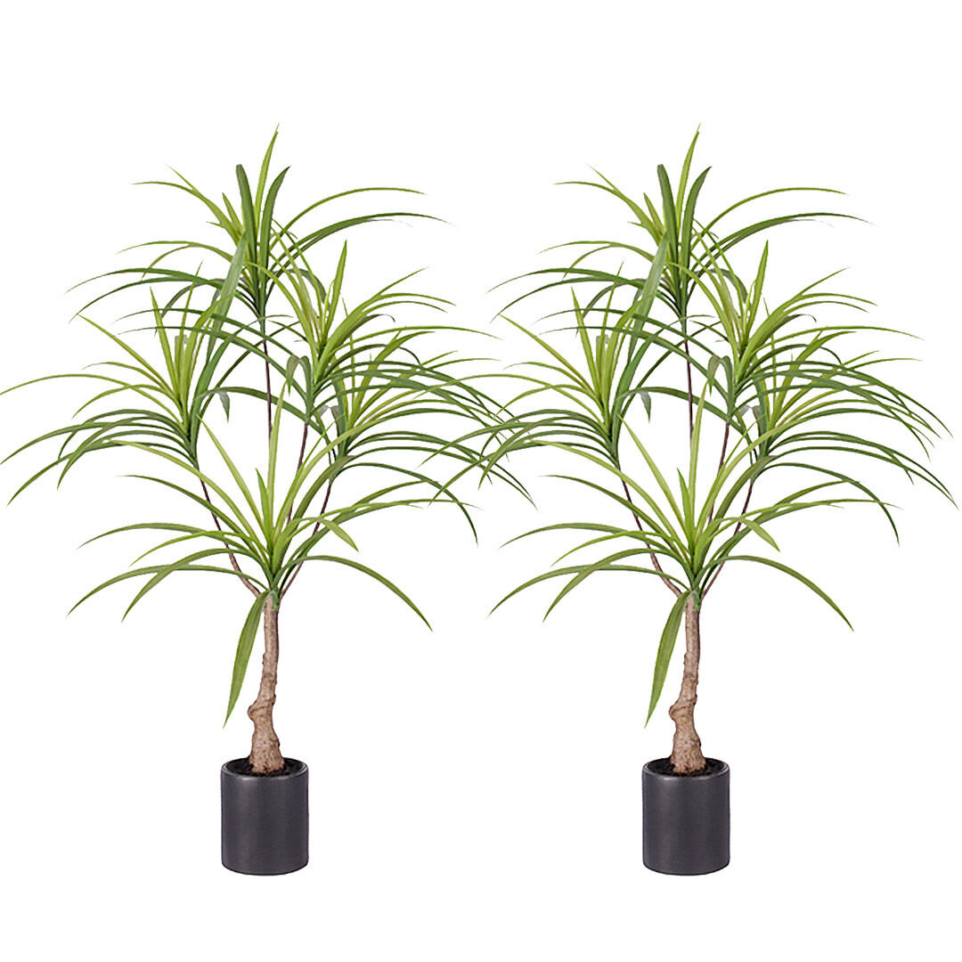 Artificial Natural Green Dracaena Dragon Tree Fake Tropical Indoor Plant Home Office Decor Price