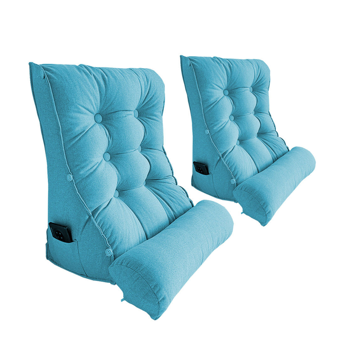 Triangular Wedge Lumbar Pillow Headboard Backrest Sofa Bed Cushion Home Decor Price