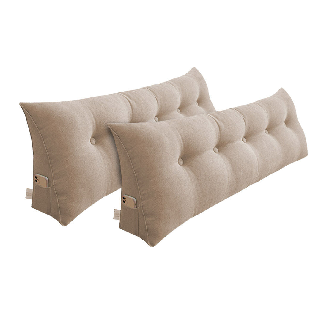 Triangular Wedge Bed Pillow Headboard Backrest Bedside Tatami Cushion Home Decor Price