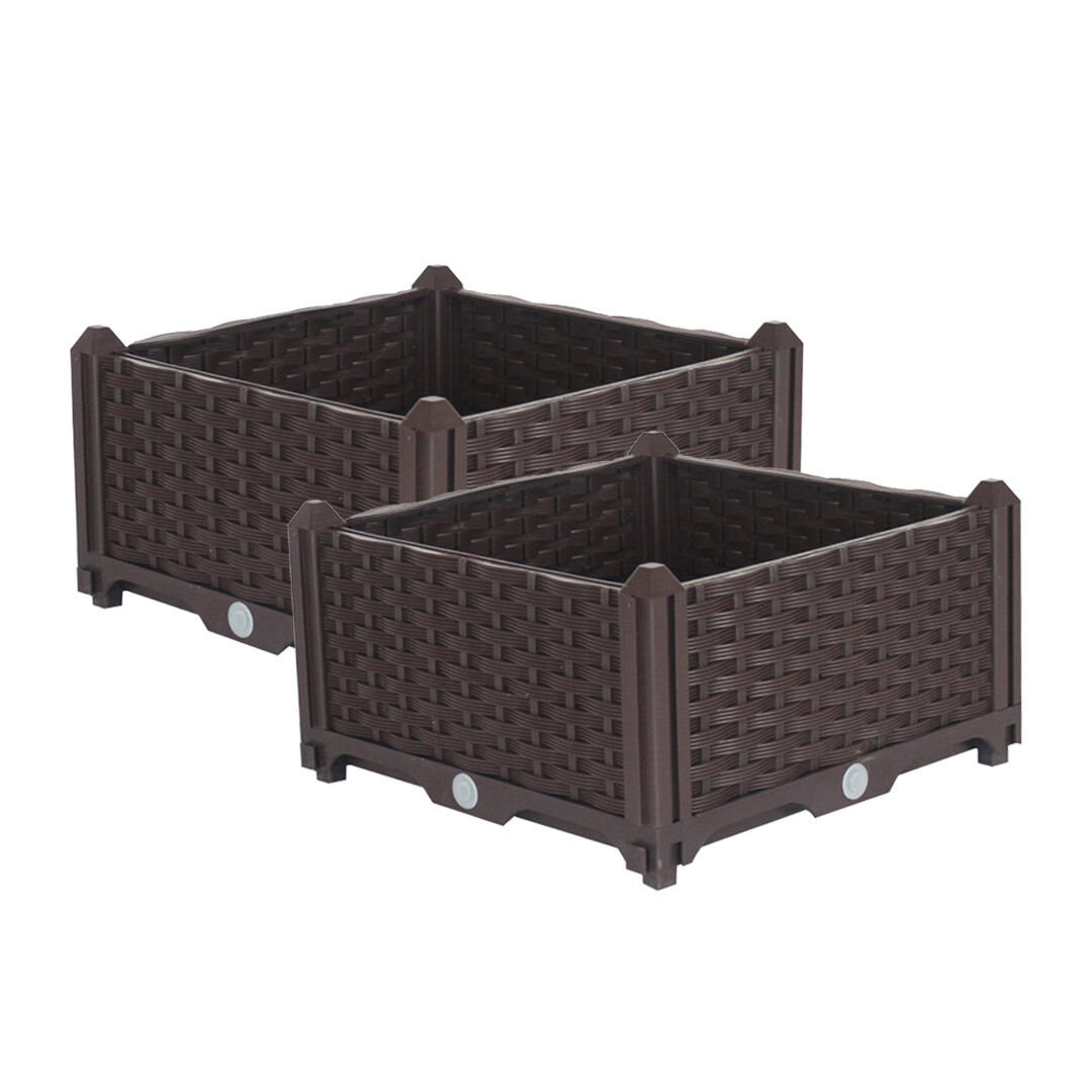 Elevated Raised Garden Bed Plants Vegetable Herb Flower Outdoor Plastic Planter Box Price