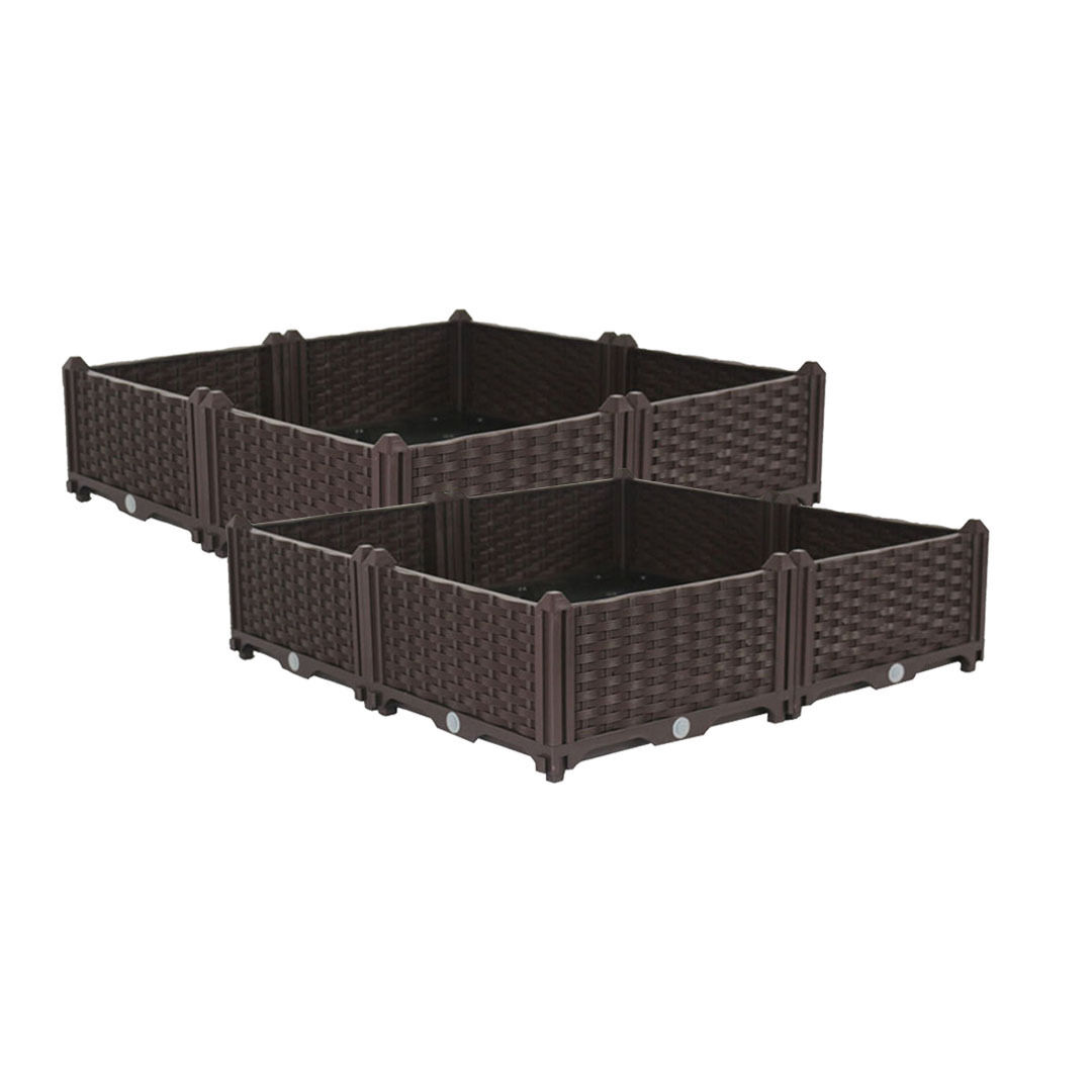 80CM Elevated Raised Garden Bed Plants Vegetable Herb Flower Outdoor Plastic Planter Box Price