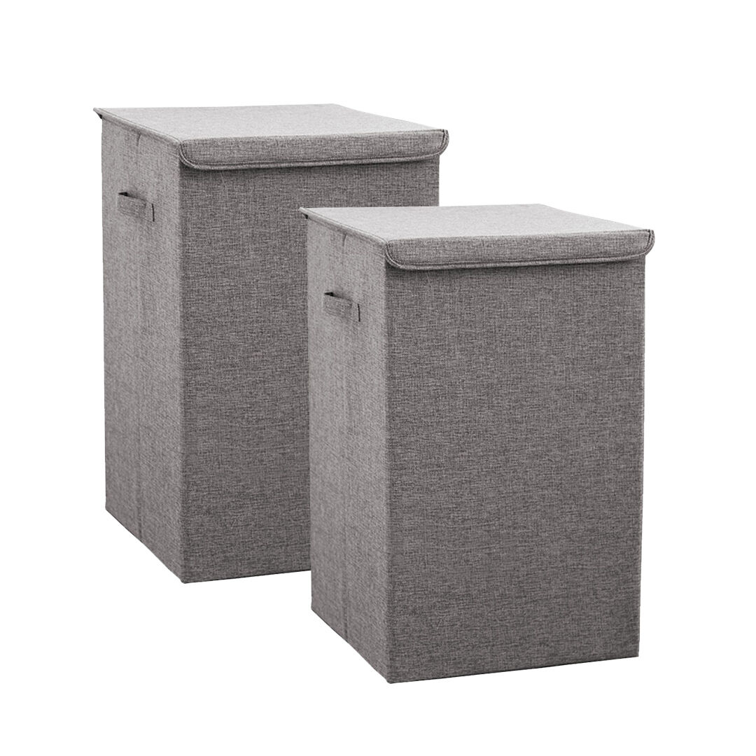 Collapsible Laundry Hamper Storage Box Foldable Canvas Basket Home Organiser Decor Price