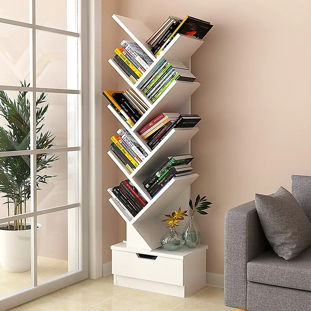 Tree Bookshelf Bookcase Book Organizer Multipurpose Shelf Display Racks Price