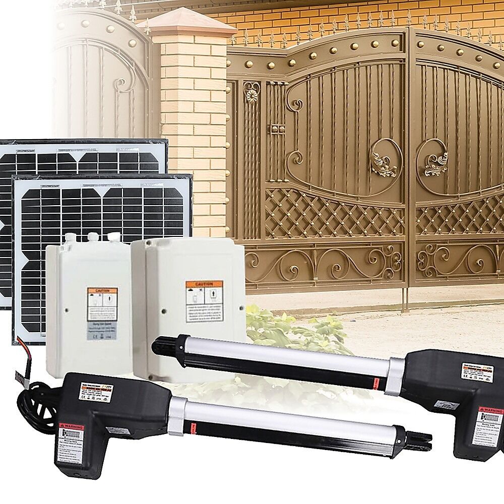 1000KG Solar Double Swing Auto Motor Remote Gate Opener Price
