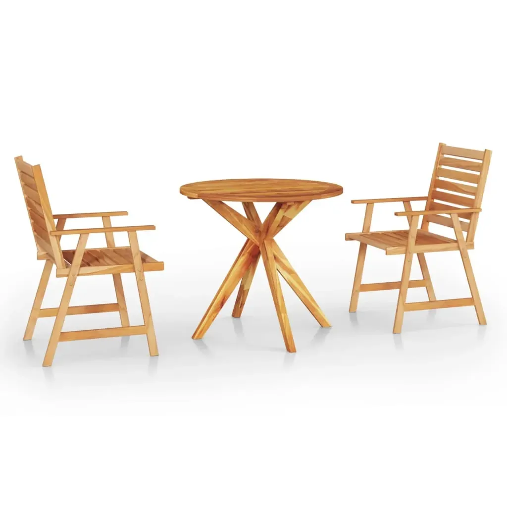 Garden Dining Set Solid Wood Acacia Price