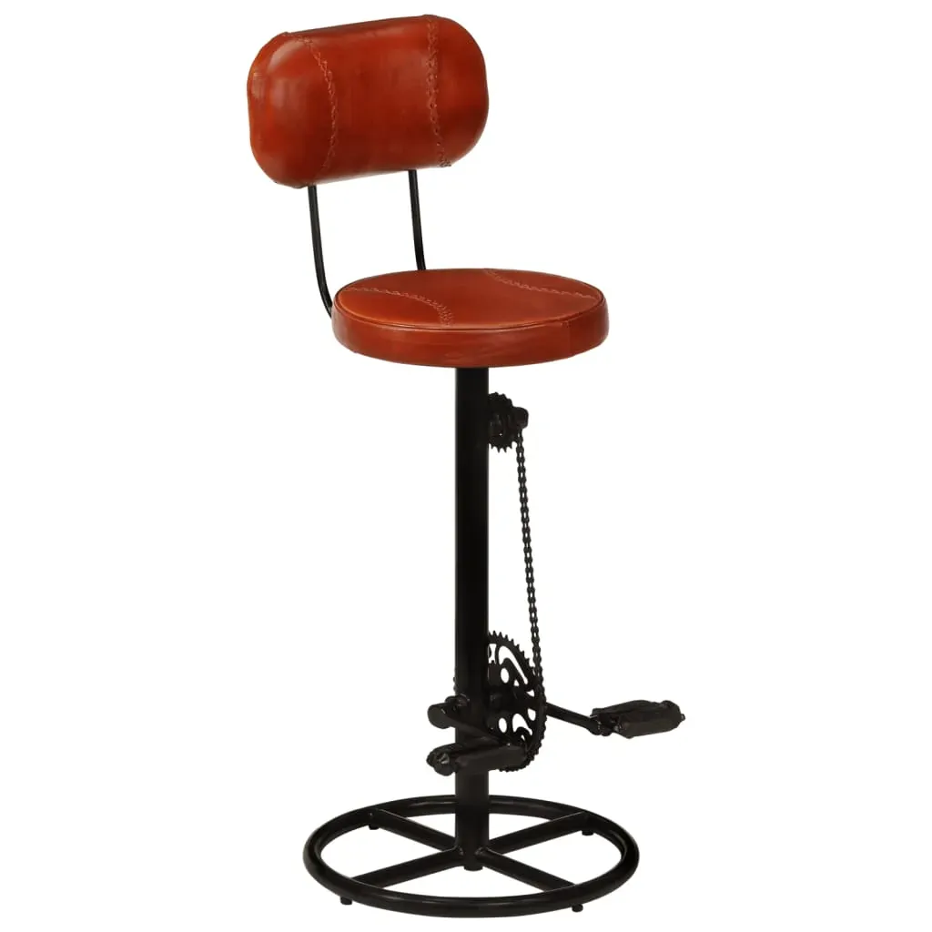 Bar Stools 2 pcs and Real Goat Leather Price