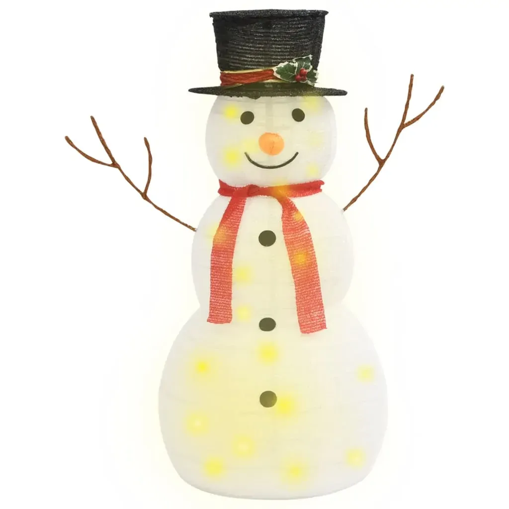 Decorative Christmas Snowman Figure with LED Luxury Fabric Price
