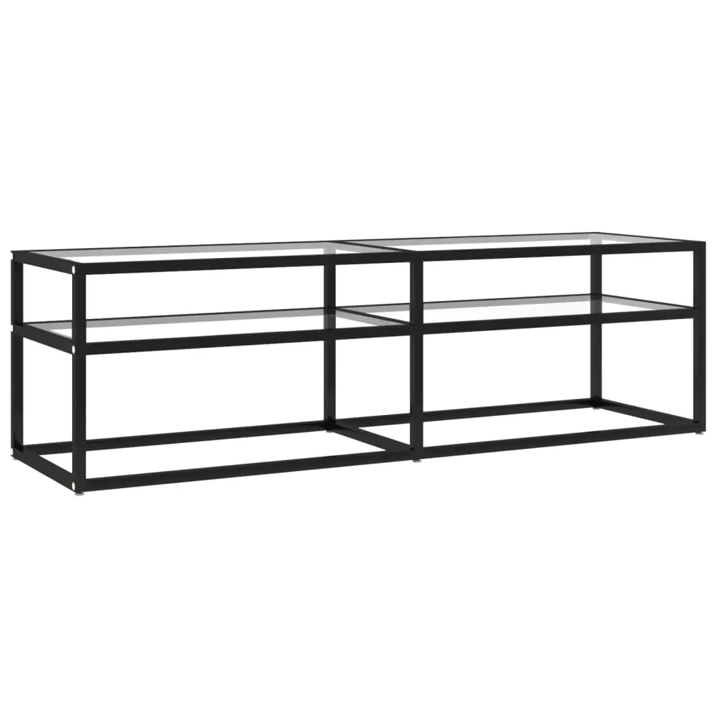 Bozeman TV Cabinet Transparent Tempered Glass Price