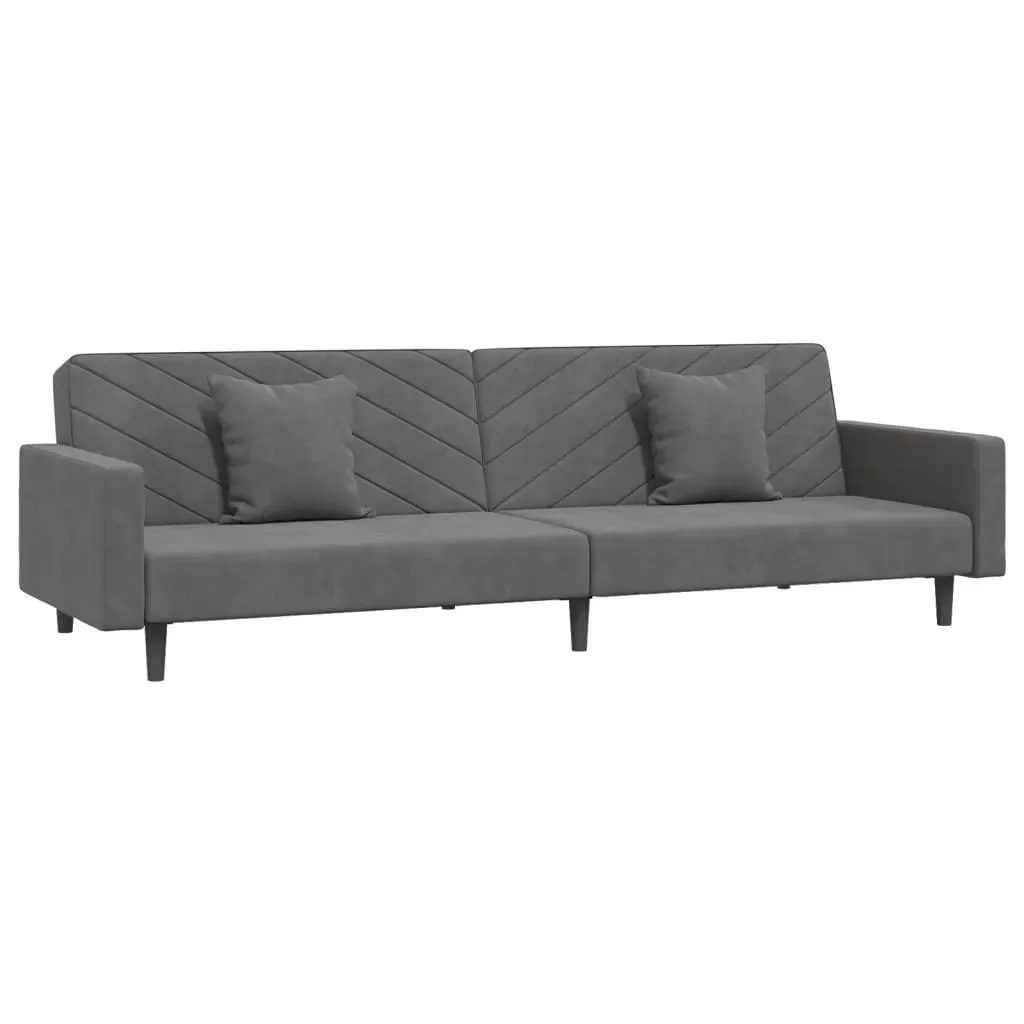 Greeley 2-Seater Sofa Bed with Two Pillows Velvet Price