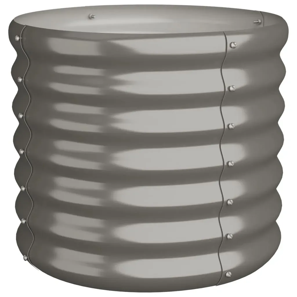 Garden Planter Powder-coated Steel 40x40x36 cm Price