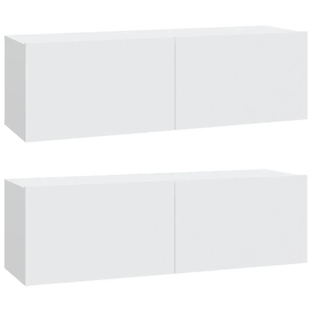 Waconia Wall TV Cabinets 2 pcs 100x30x30 cm Engineered Wood Price