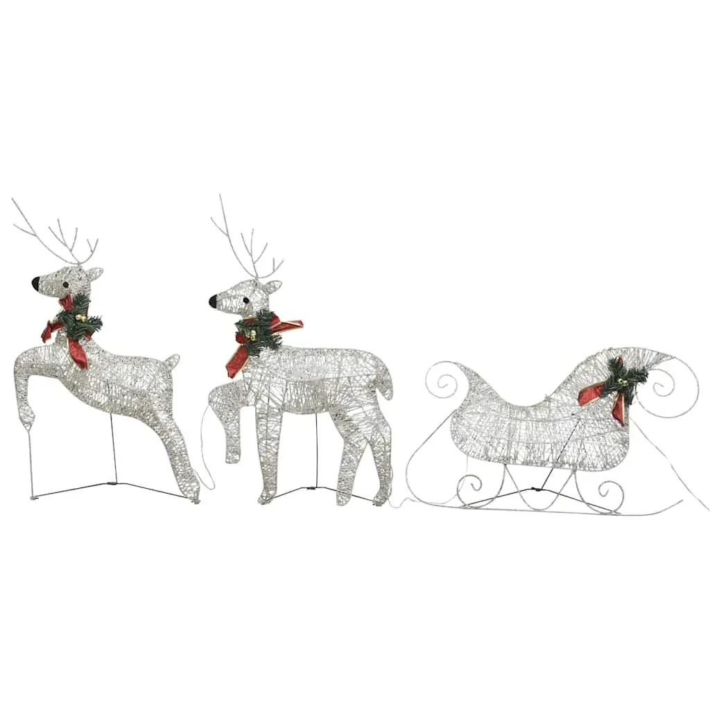 Reindeer & Sleigh Christmas Decoration 60 LEDs Outdoor Price