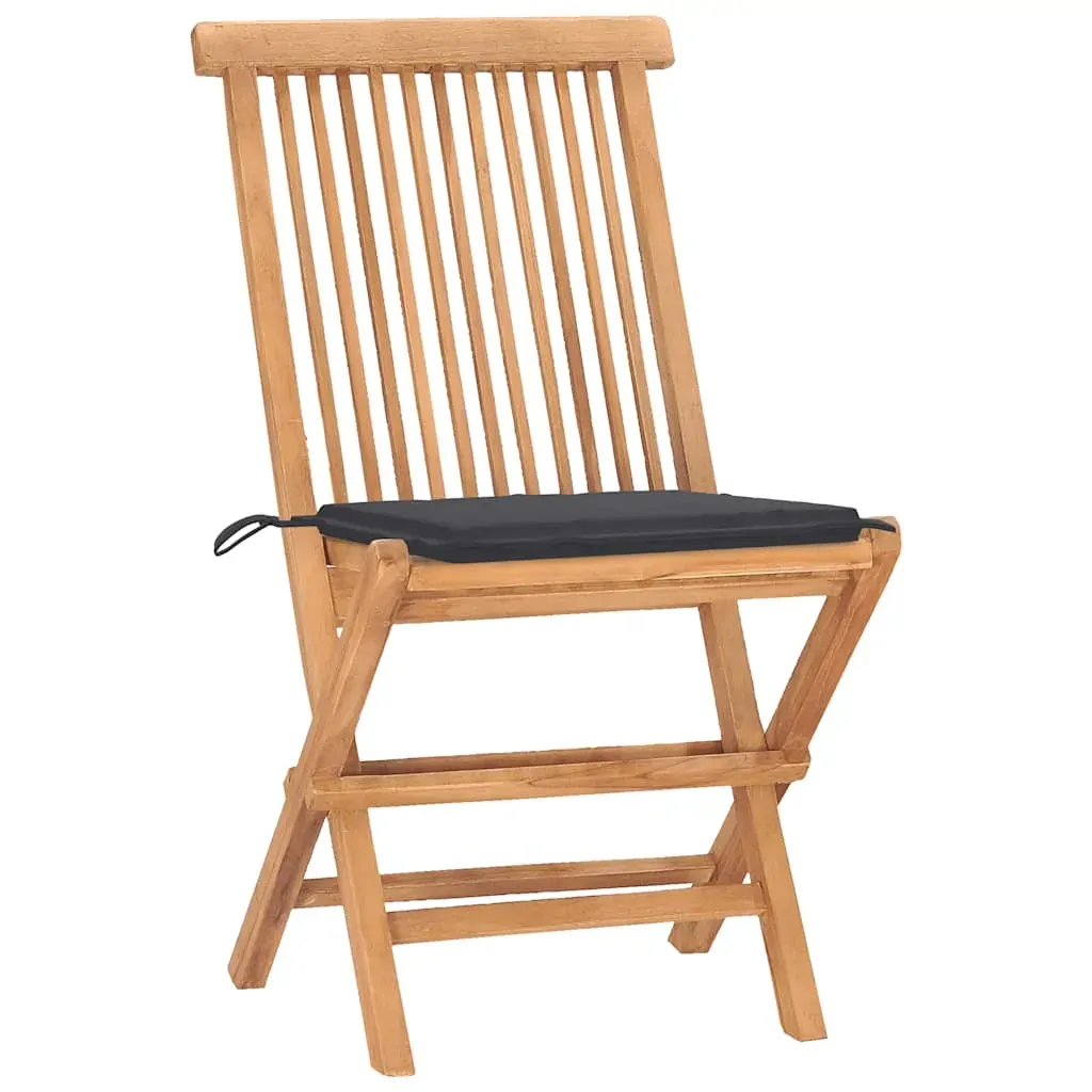 3 Piece Folding Outdoor Dining Set with Cushion Solid Wood Teak Price