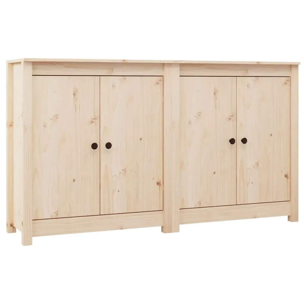 Sideboards 2 pcs 70x35x80 cm Solid Wood Pine Price
