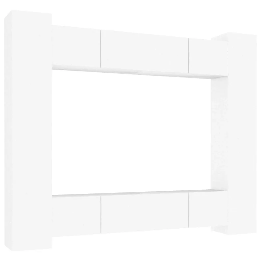 Burrillville 8 Piece TV Cabinet Set Engineered Wood Price