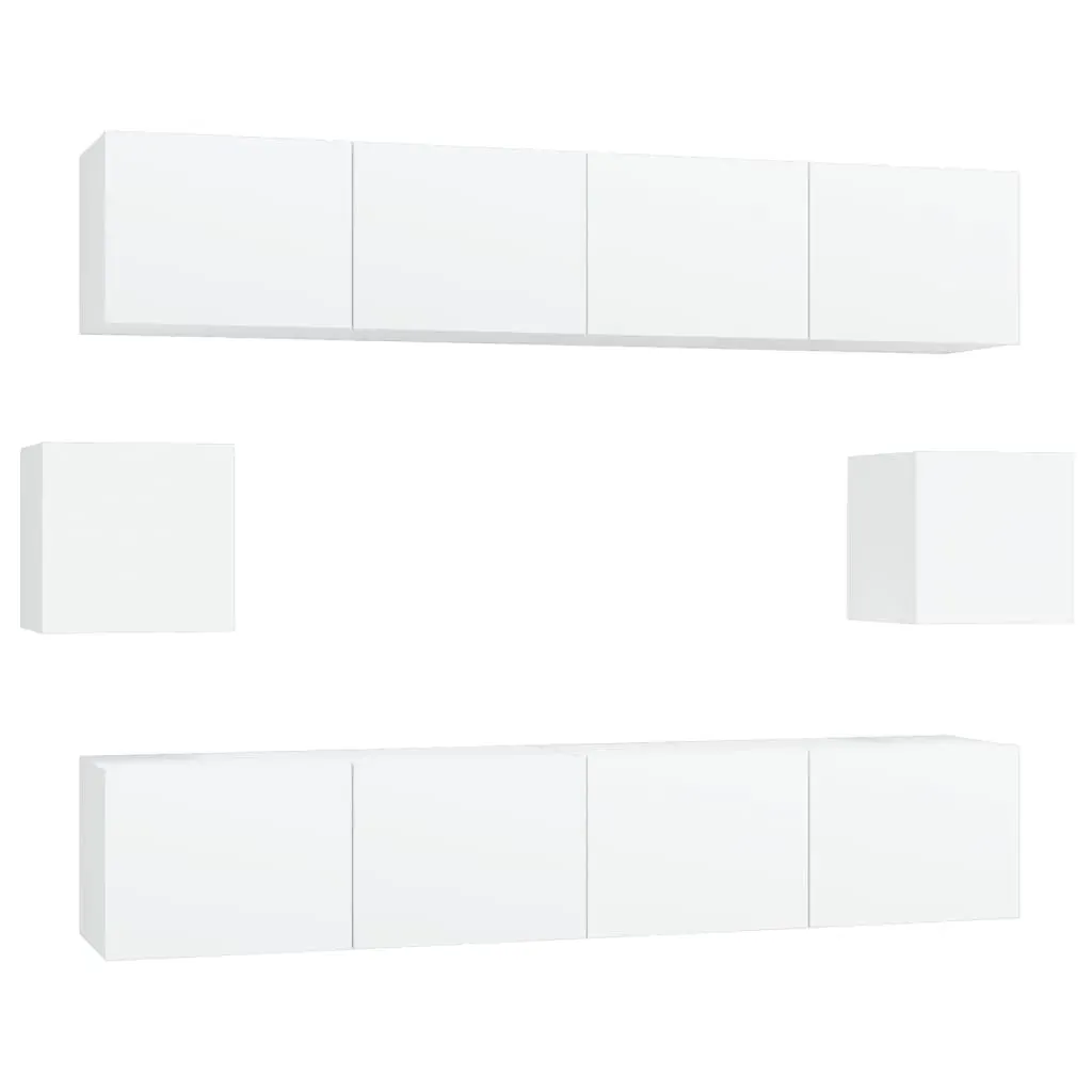 Eugene 6 Piece TV Cabinet Set Engineered Wood Price