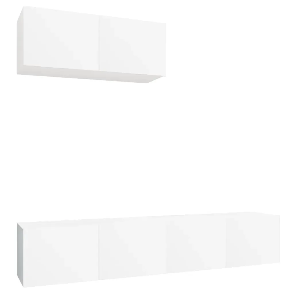 Jersey 3 Piece TV Cabinet Set Engineered Wood Price