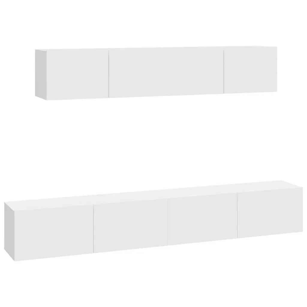 Trowbridge 4 Piece TV Cabinet Set Engineered Wood Price