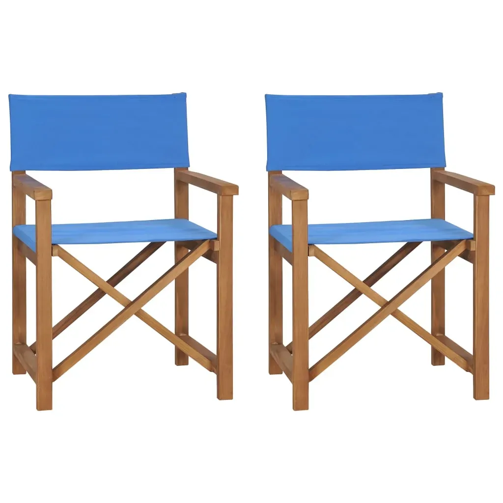 Director's Chairs 2 pcs Solid Wood Teak Price
