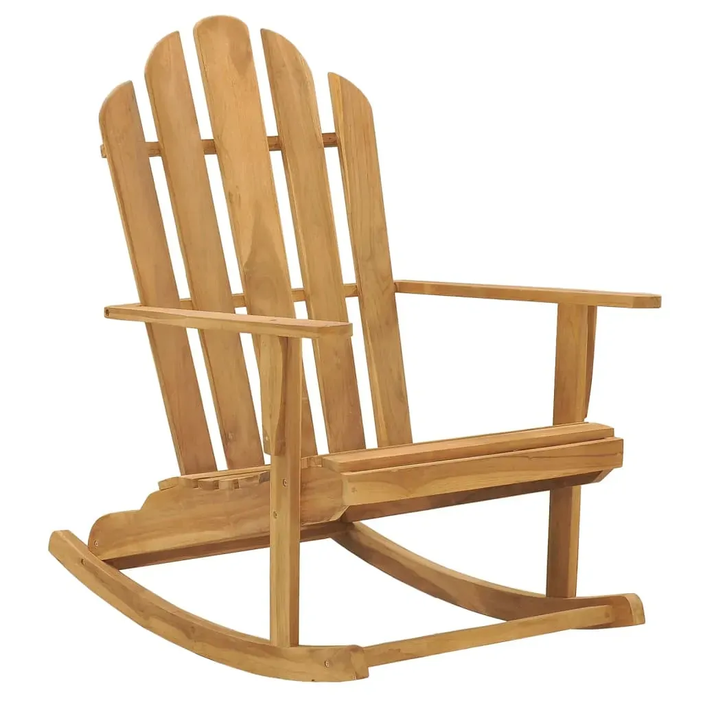 Adirondack Rocking Chair Solid Wood Teak Price