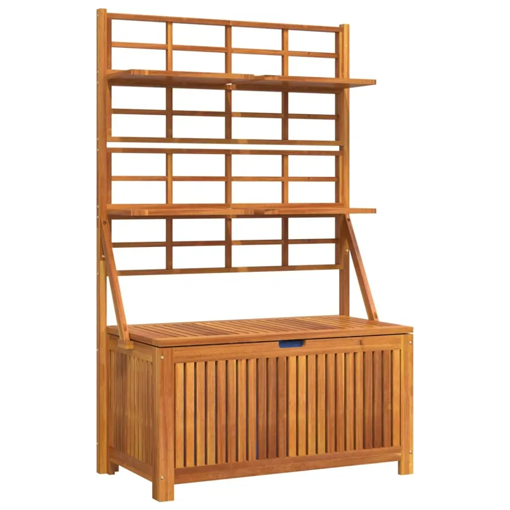 Storage Box with Trellis 99x50x160 cm Solid Wood Acacia Price