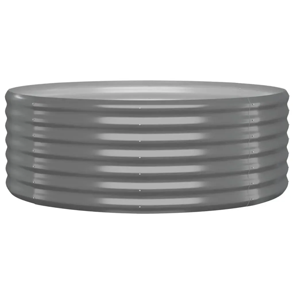Garden Planter Powder-coated Steel Grey Price