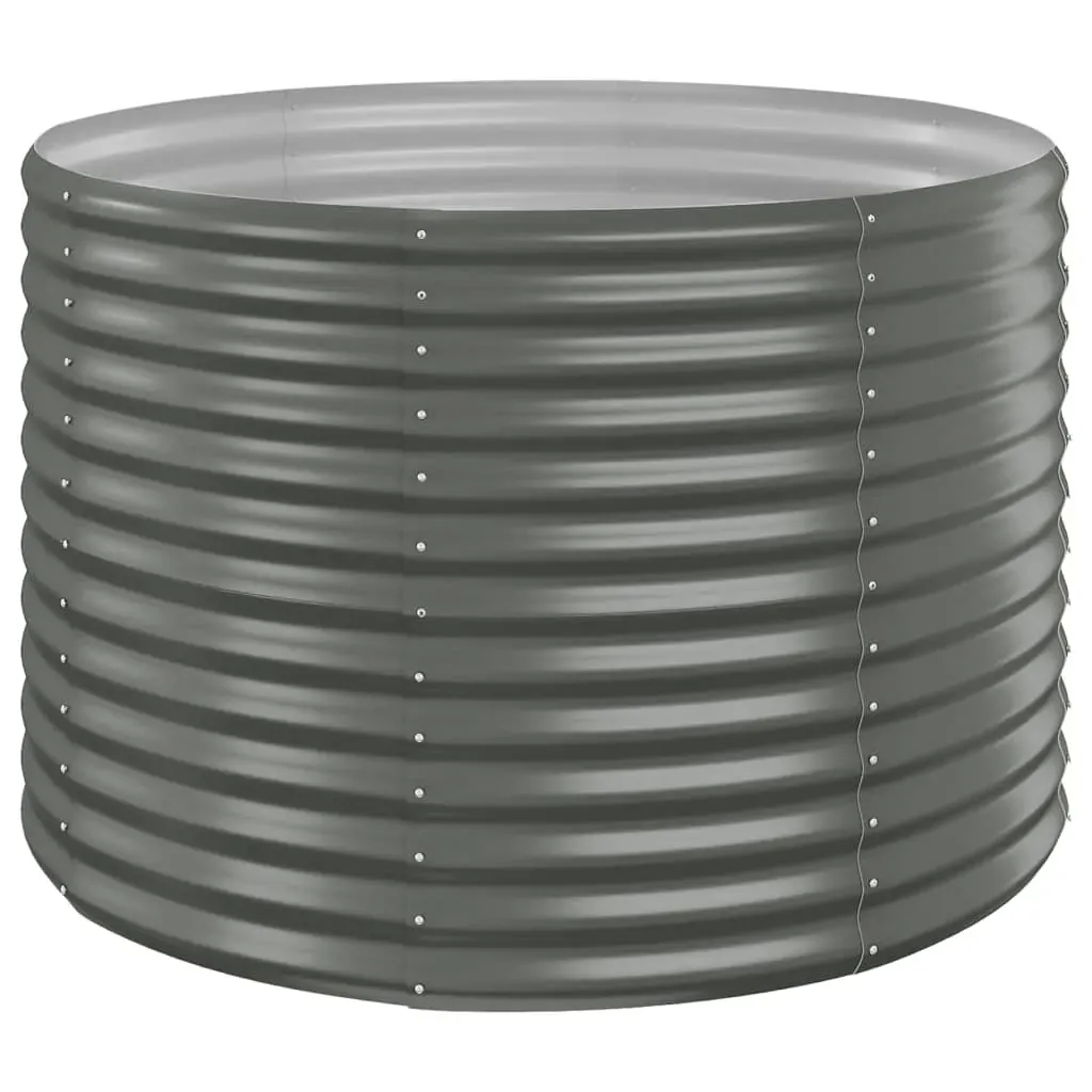 Garden Planter Powder-coated Steel Grey Price