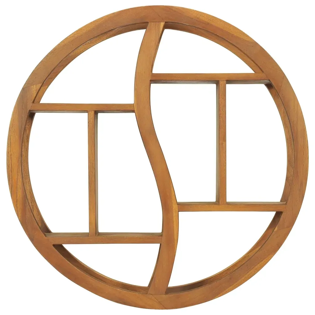 Yin Yang Wall Shelf Solid Wood Teak Price