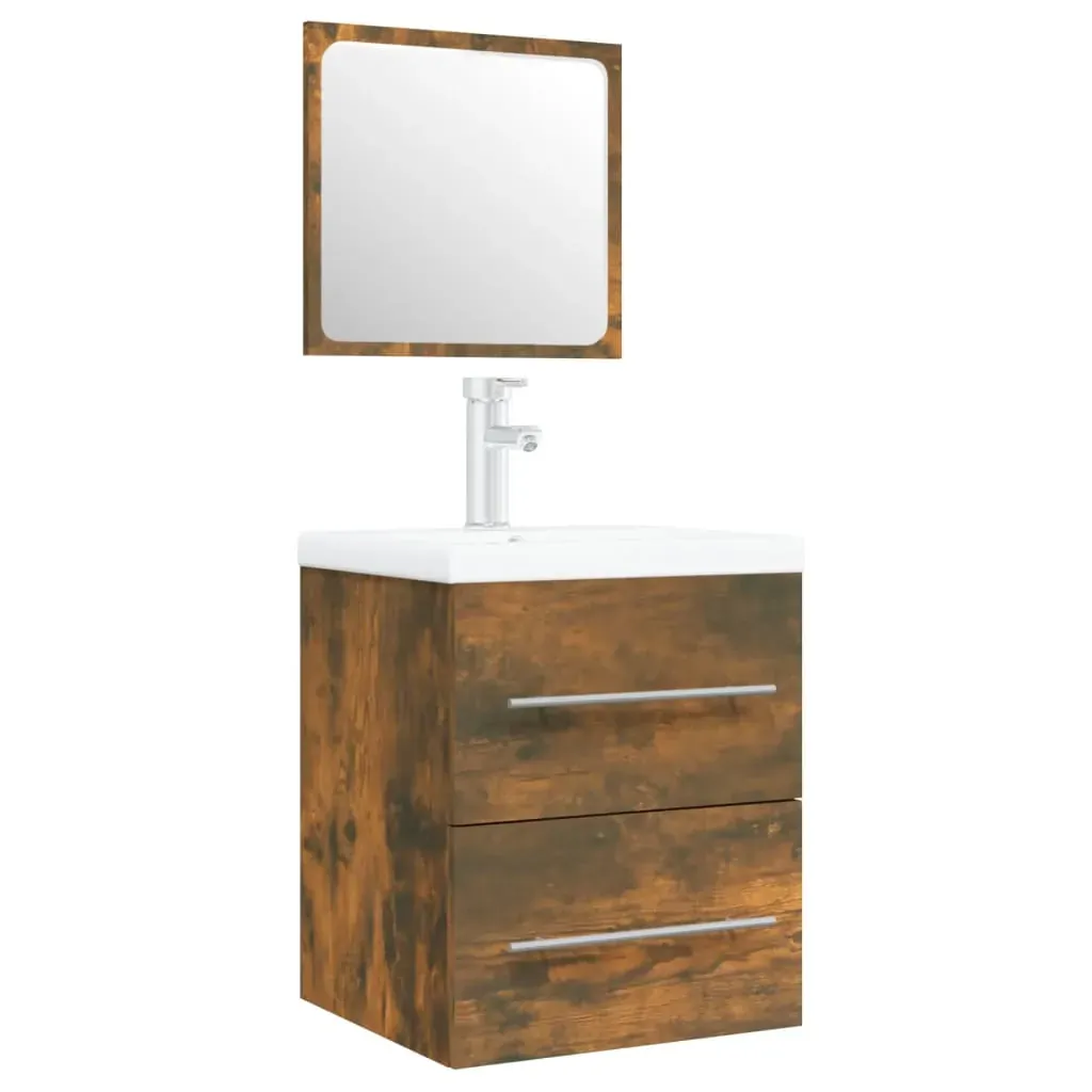Sink Cabinet with Built-in Basin Engineered Wood Price