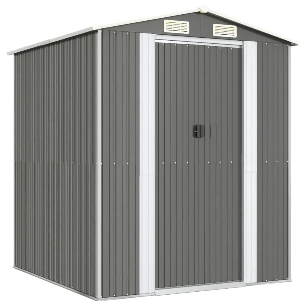 Garden Shed Light Grey Galvanised Steel Price
