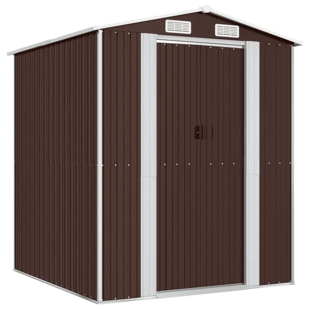 Garden Shed Dark Brown Galvanised Steel Price