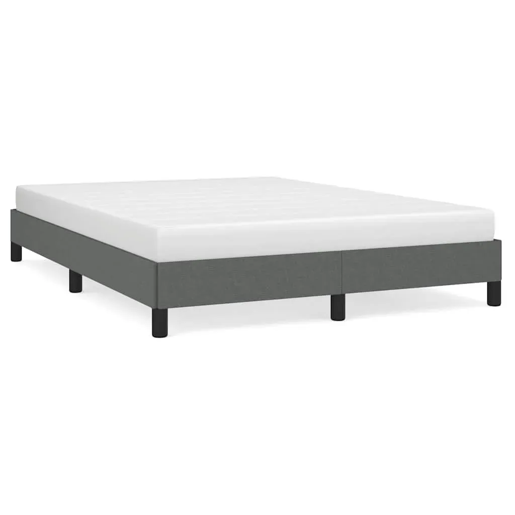 Bed Frame Dark Grey Fabric Price