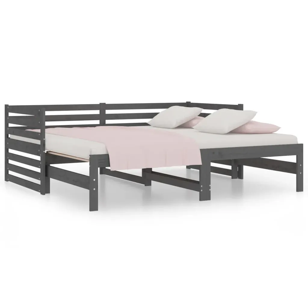 Harrison Pull-out Day Bed 2x(92x187) cm Solid Wood Pine Price