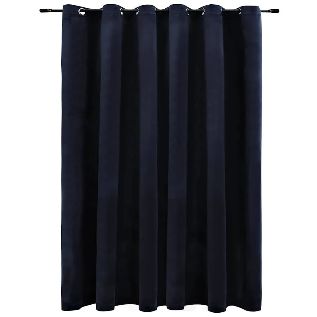 Blackout Curtain with Metal Rings Velvet 290x245 cm Price