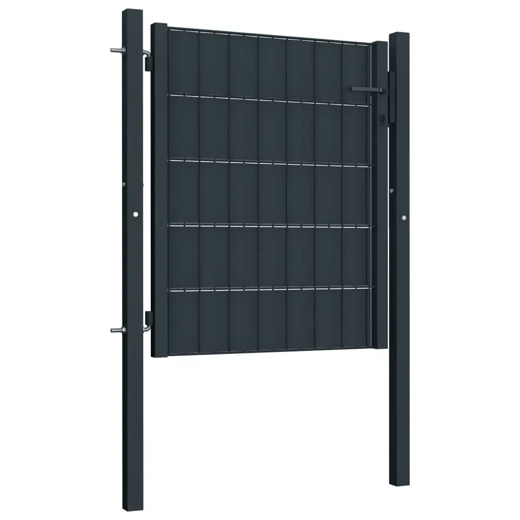 Fence Gate PVC and Steel Anthracite Price