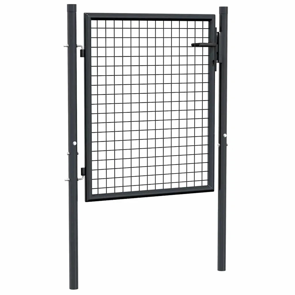Mesh Garden Gate Galvanised Steel Grey Price